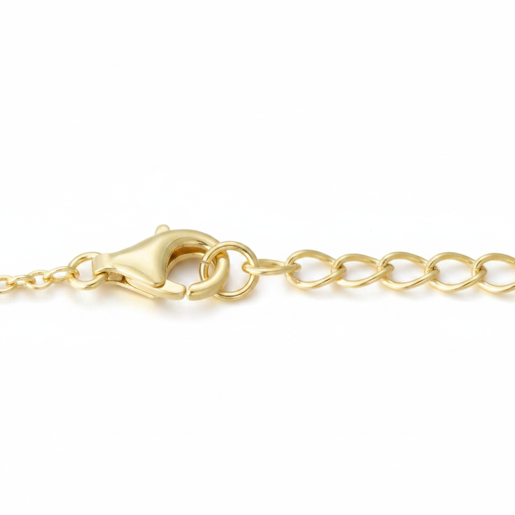 Gold Plated or Rhodium Plated Sterling Silver Mother of Pearl Heart Bracelet