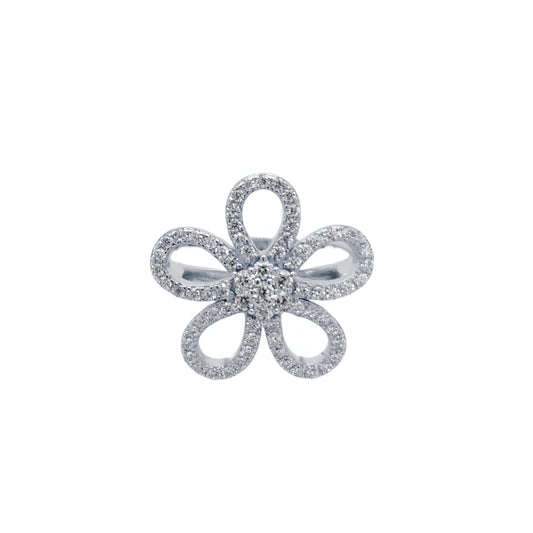 Sterling Silver Flower Ring