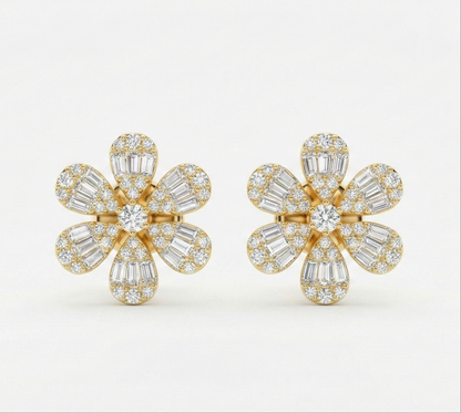 Sterling Silver 13mm Stud Earrings