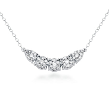 10K Gold Diamond Bar Necklace