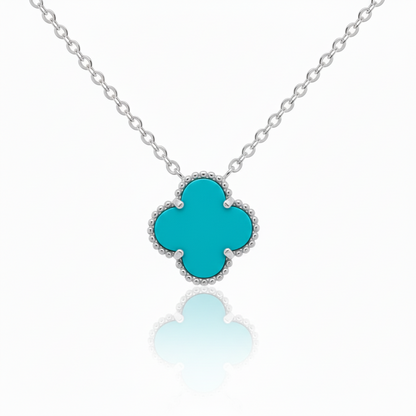 Sterling Silver Clover Necklace