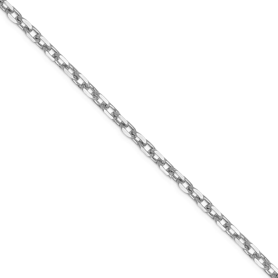 Sterling Silver 1.5mm or ~1mm Diamond Cut Cable Chain