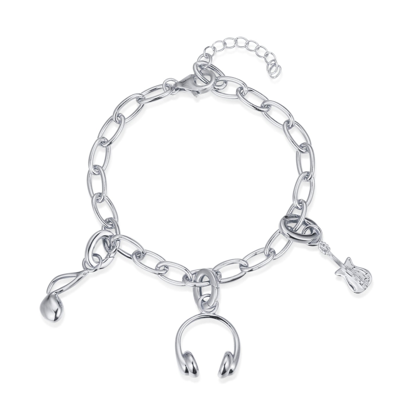 Sterling Silver Link It Charm Bracelet (Bracelet Only)