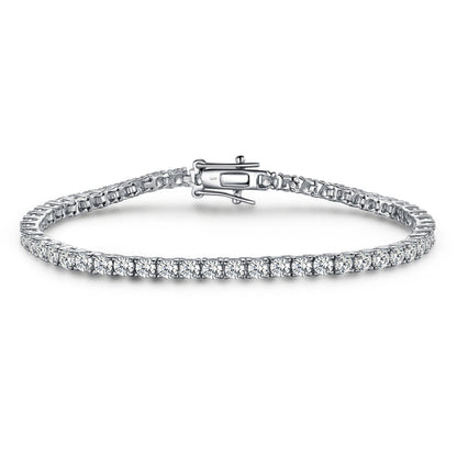 14k Gold Lab Grown Tennis Bracelet