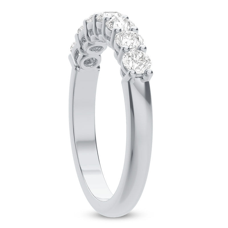 7 Stone Lab Grown Diamond 14k Ring