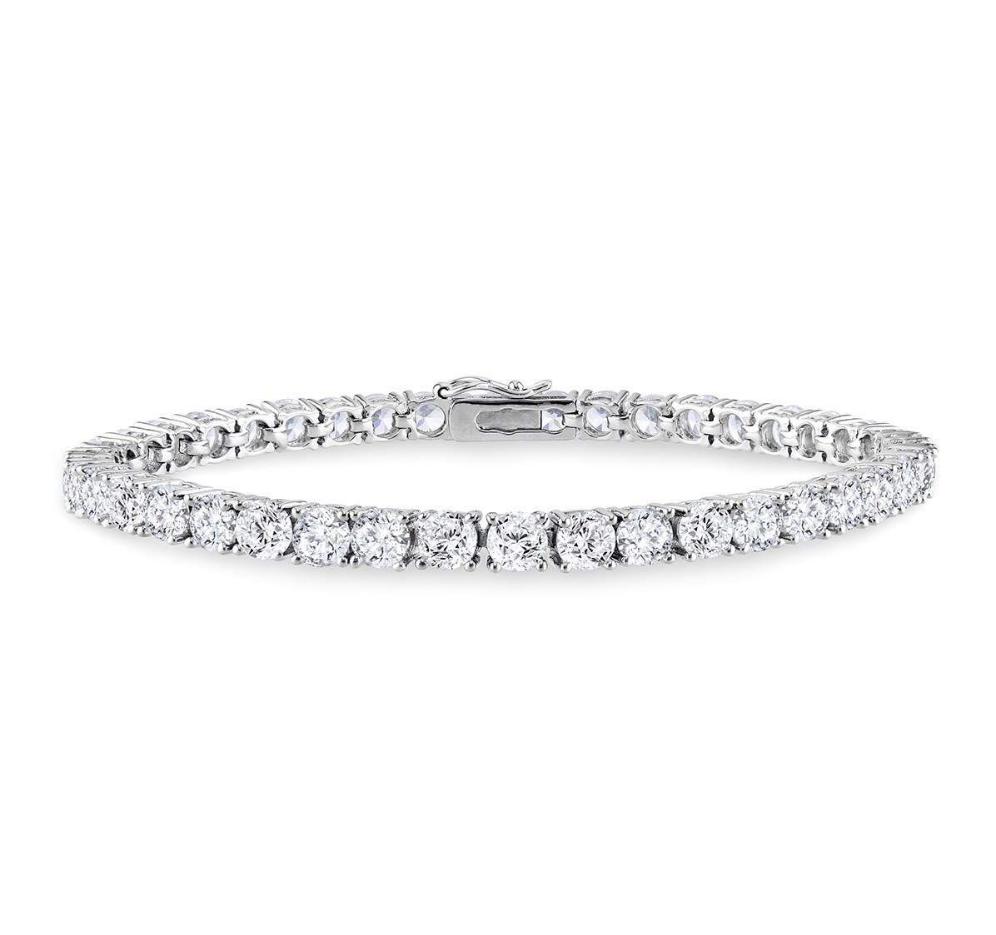 Sterling Silver Tennis Bracelet - HK Jewels