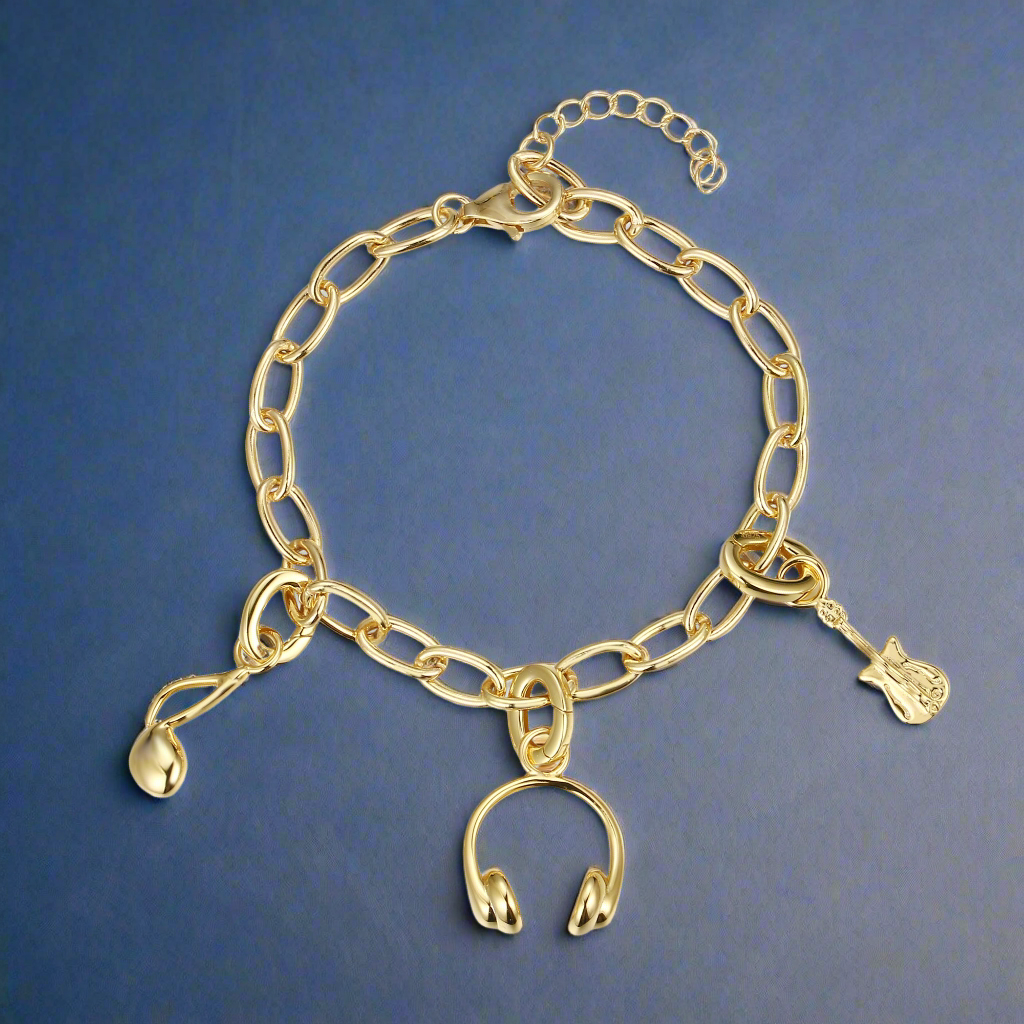 Sterling Silver Link It Charm Bracelet (Bracelet Only)