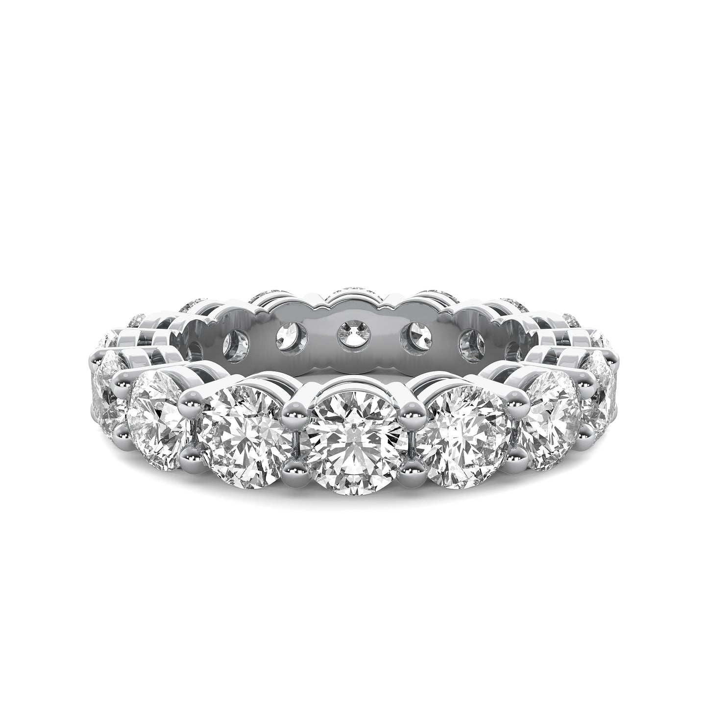 Lab Grown Diamond 14k Eternity Bands (This listing is for illustrative purposes only).
