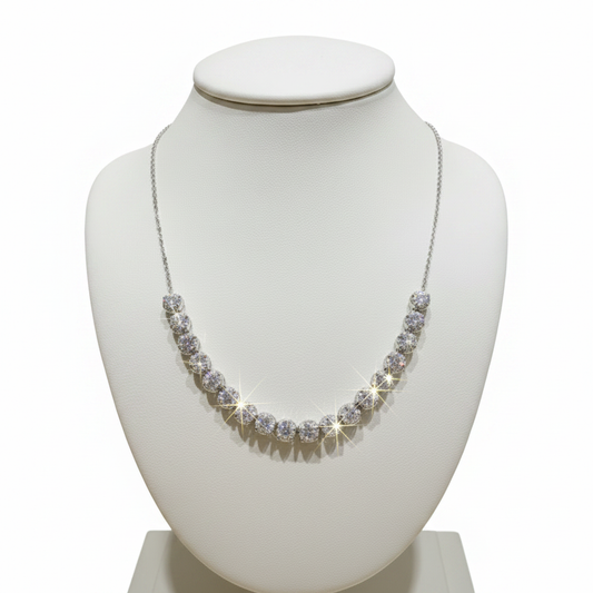 Necklace White Background Square