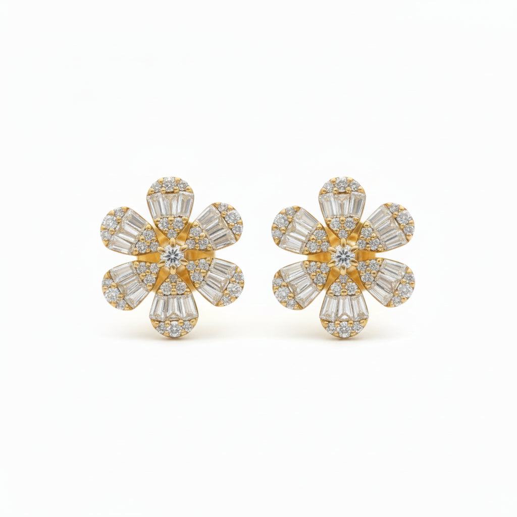 Sterling Silver 13mm Stud Earrings