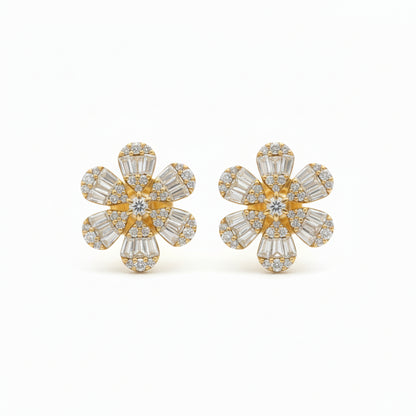 Sterling Silver 13mm Stud Earrings