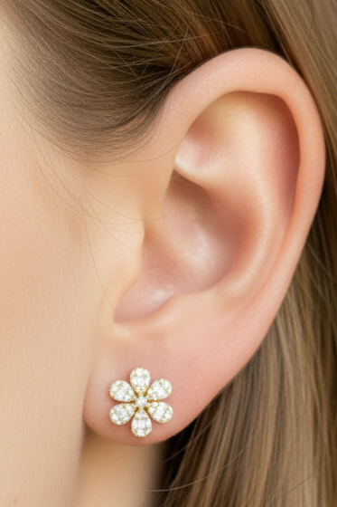 Sterling Silver 13mm Stud Earrings