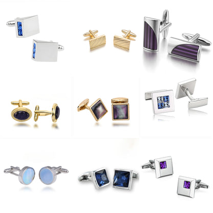 Assorted Men's Brass Cuffinks
