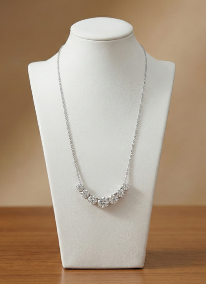 Seven Lab-Grown Diamonds Necklace