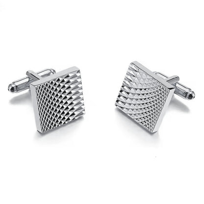 Square Textured Cufflinks