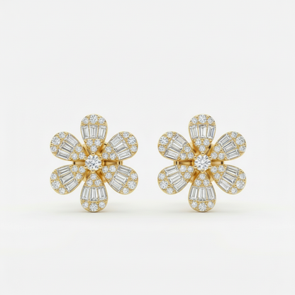 Sterling Silver 13mm Stud Earrings