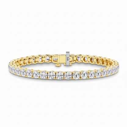14k Gold Lab Grown Tennis Bracelet