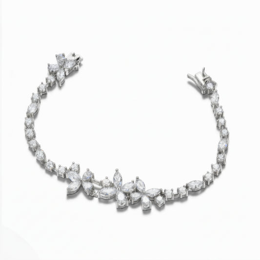 Sterling Silver Elegant Butterfly Bracelet