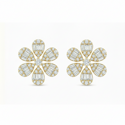 Sterling Silver 13mm Stud Earrings