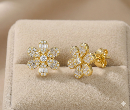 Sterling Silver 13mm Stud Earrings