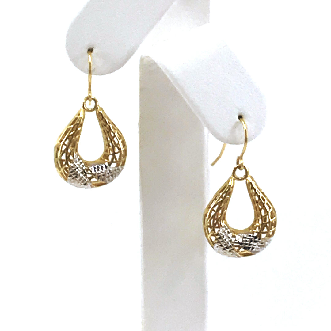 14K Gold Horseshoe Earrings - HK Jewels