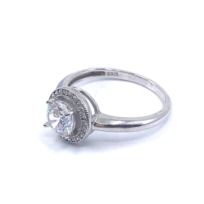 Sterling Silver Circle Ring - HK Jewels
