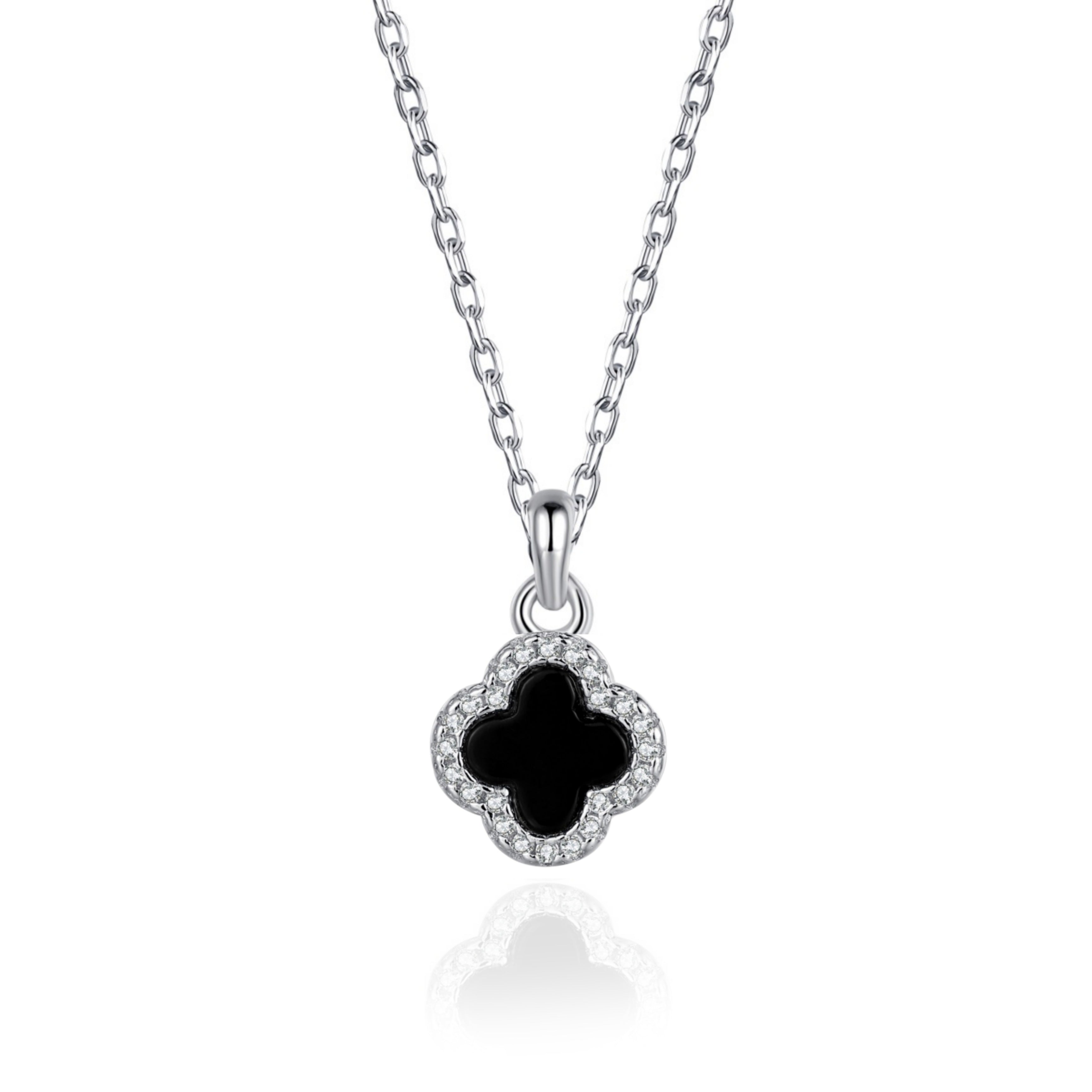 Black Onyx Clover Necklace, Gold Black Onyx Necklace, Gemstone Clover  Necklace, Black Clover Pendant, Black Onyx Jewelry, Jewelry Gift Her - Etsy