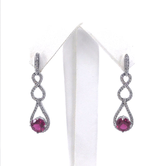 Sterling Silver Teardrop Earrings - HK Jewels