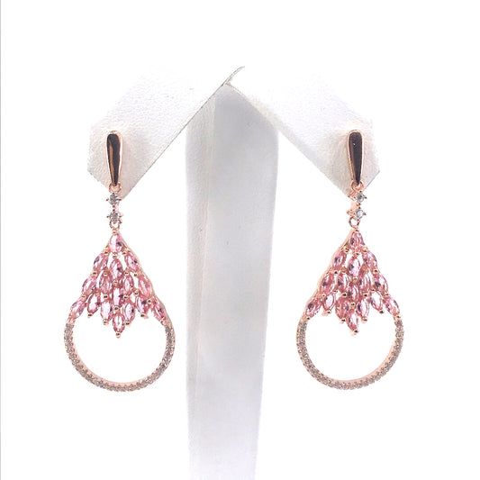 Sterling Silver Teardrop Earrings - HK Jewels