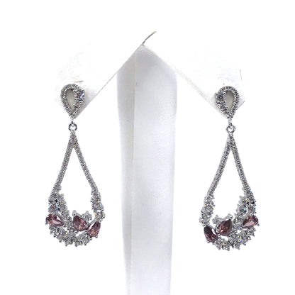 Sterling Silver Teardrop Earrings - HK Jewels