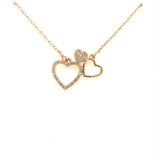 Hearts Necklace - HK Jewels