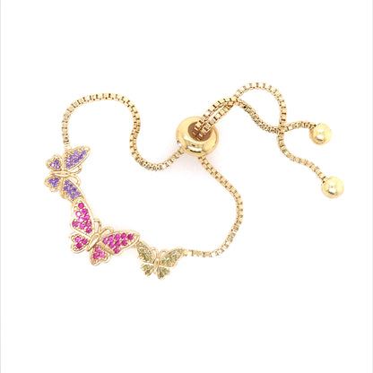 Butterfly Bracelet (Multi) - HK Jewels