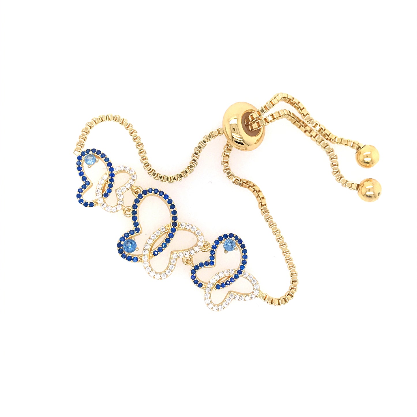 Blue Butterfly Bracelet - HK Jewels