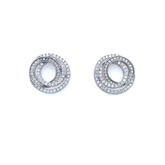 Sterling Silver Stud Earrings - HK Jewels