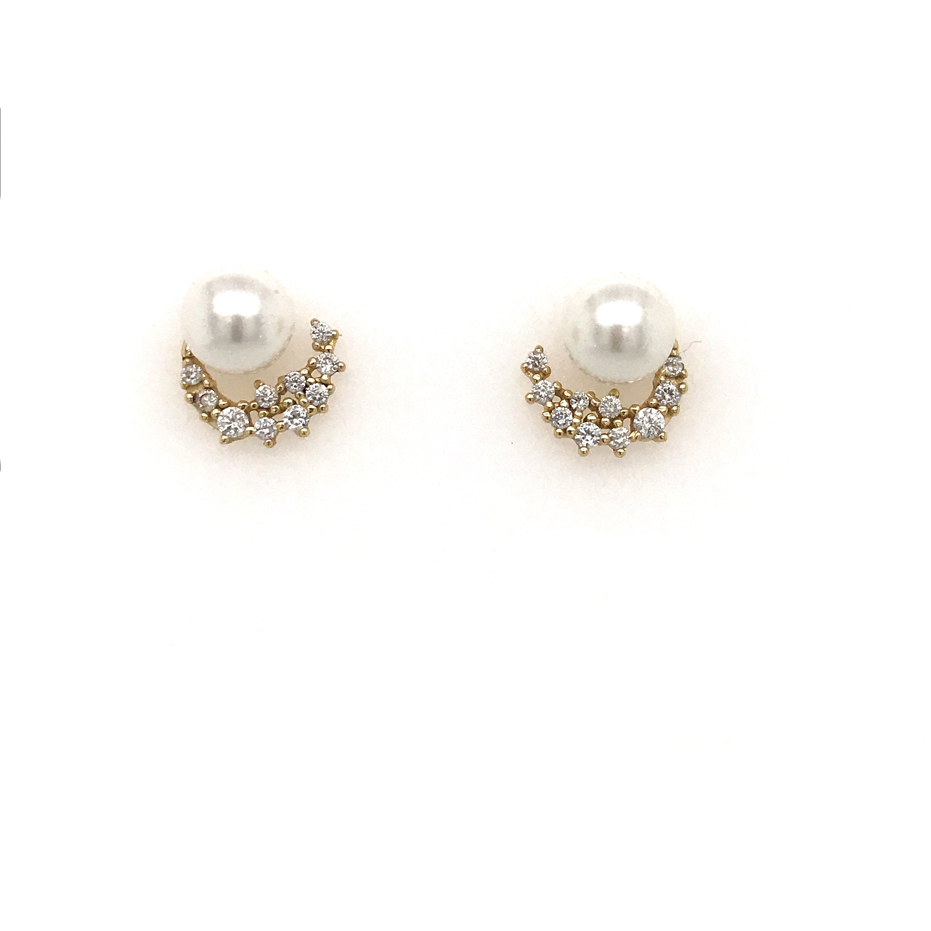 Sterling Silver Pearl Stud – HK Jewels