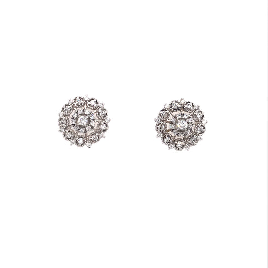 Sterling Silver Stud Earrings - HK Jewels