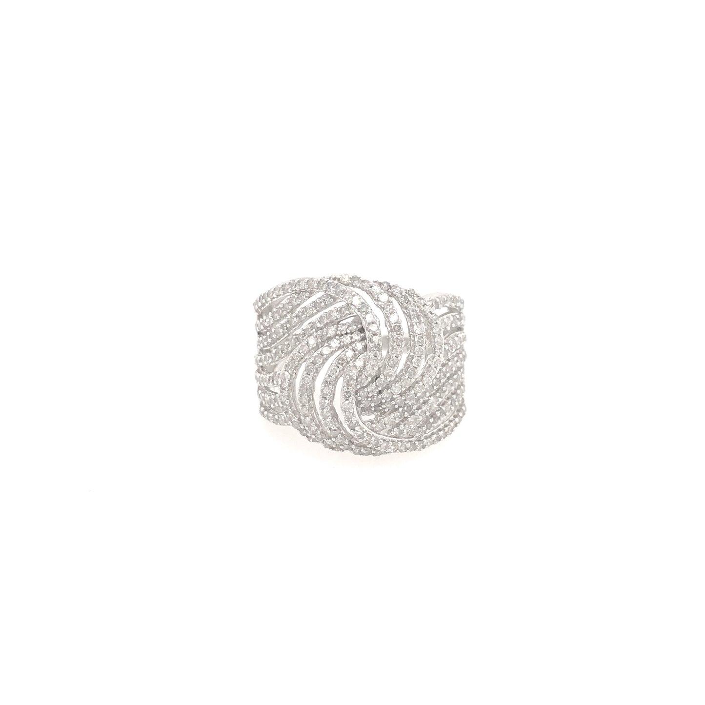 10k Micropave Diamond Ring - HK Jewels