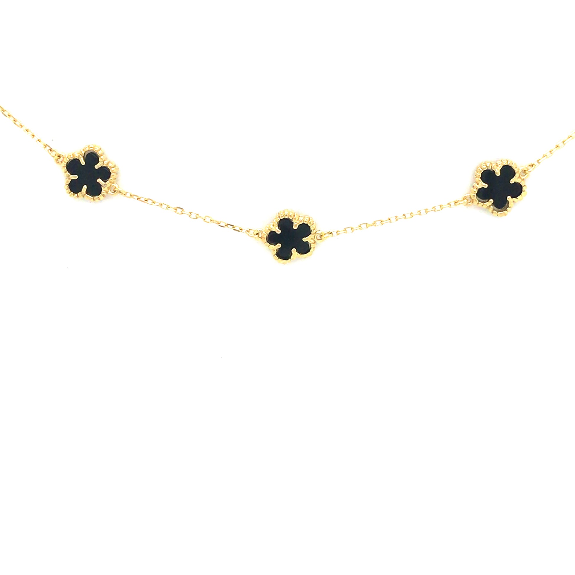Sterling Silver Flower Bracelet - HK Jewels