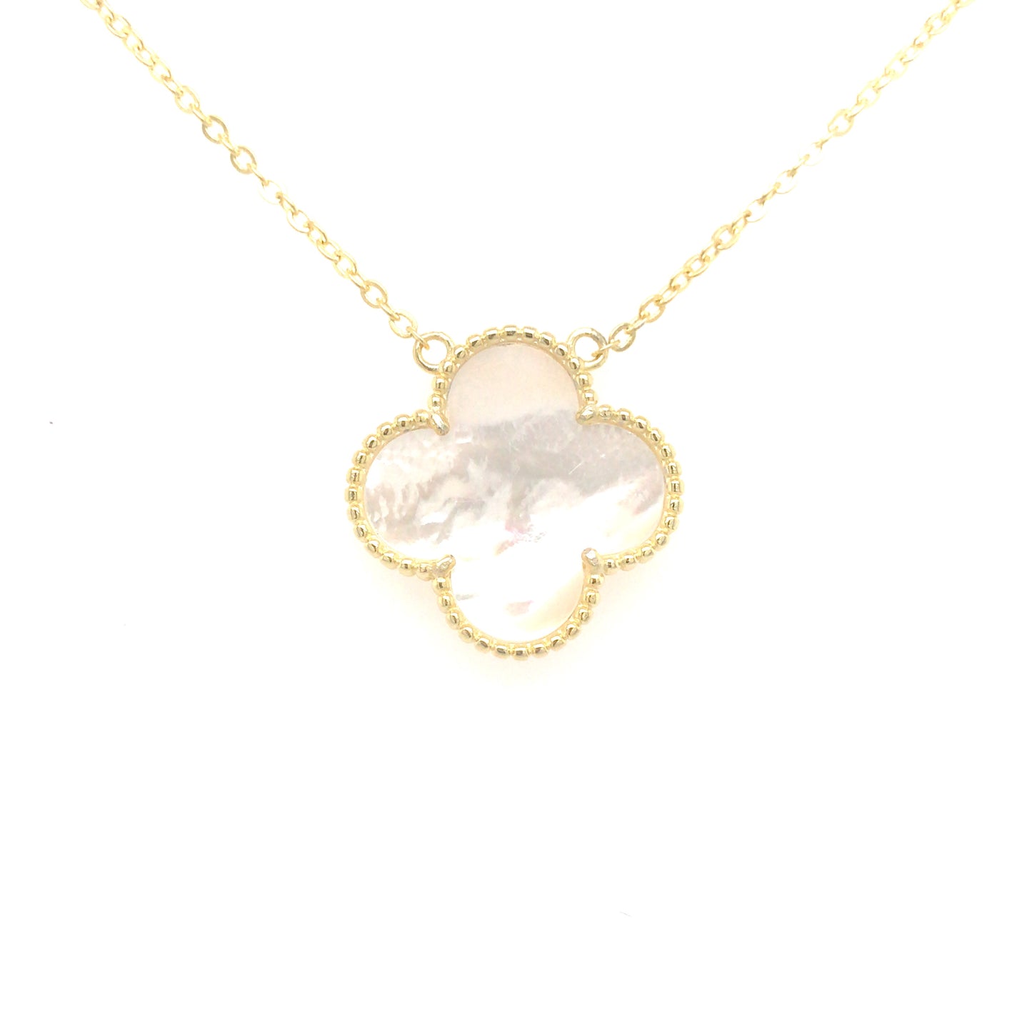 Sterling Silver Clover Necklace - HK Jewels