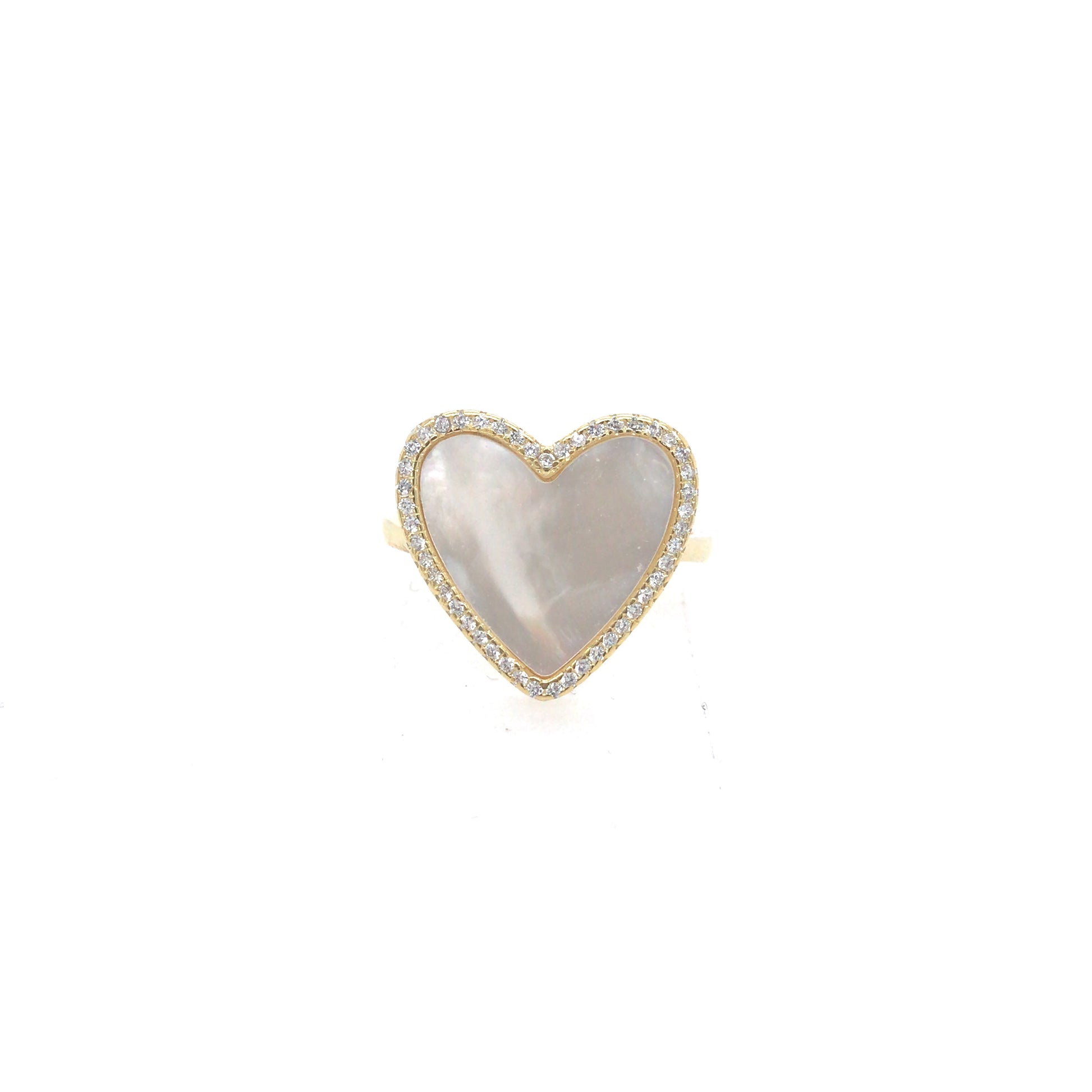 Sterling Silver Heart Ring - HK Jewels