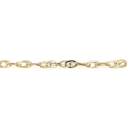 14K Interlocking Ovals Link Bracelet - HK Jewels