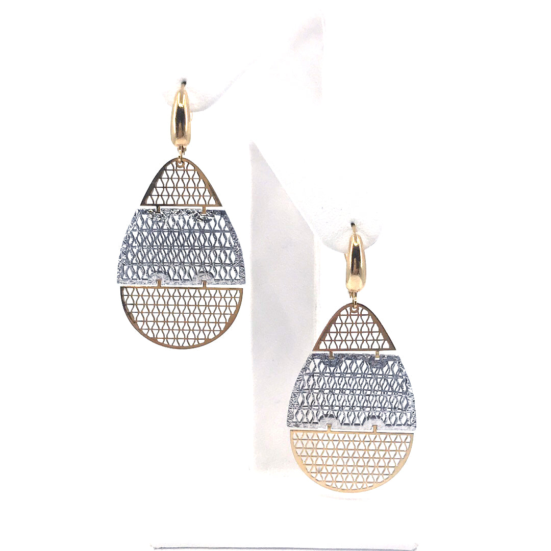 14K Gold Teardrop Earrings - HK Jewels