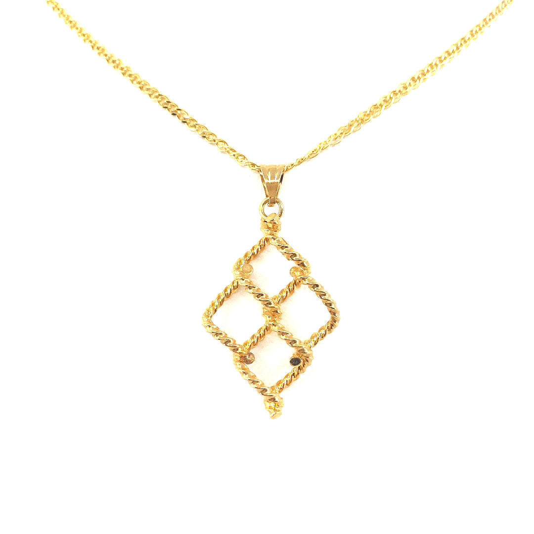 14K Gold Pendant - HK Jewels