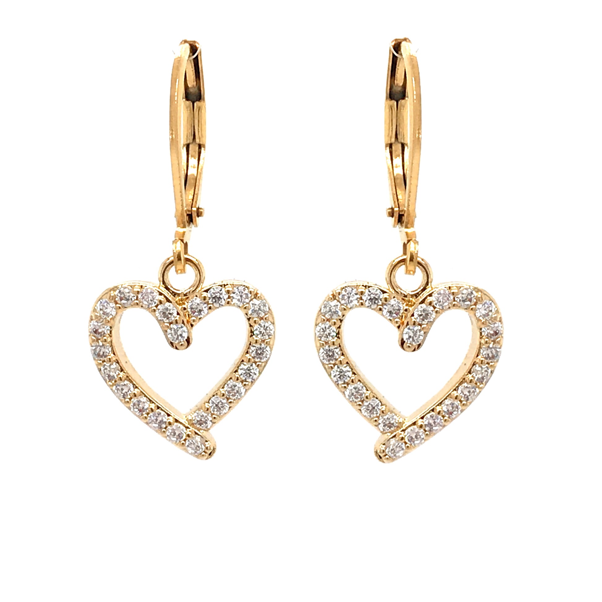 Surgical Steel Heart Earrings - HK Jewels