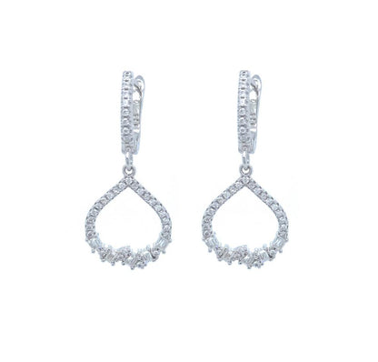 Sterling Silver Small Teardrop Earring - HK Jewels