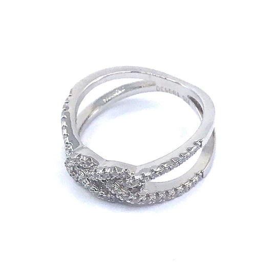 Sterling Silver Knot Ring - HK Jewels