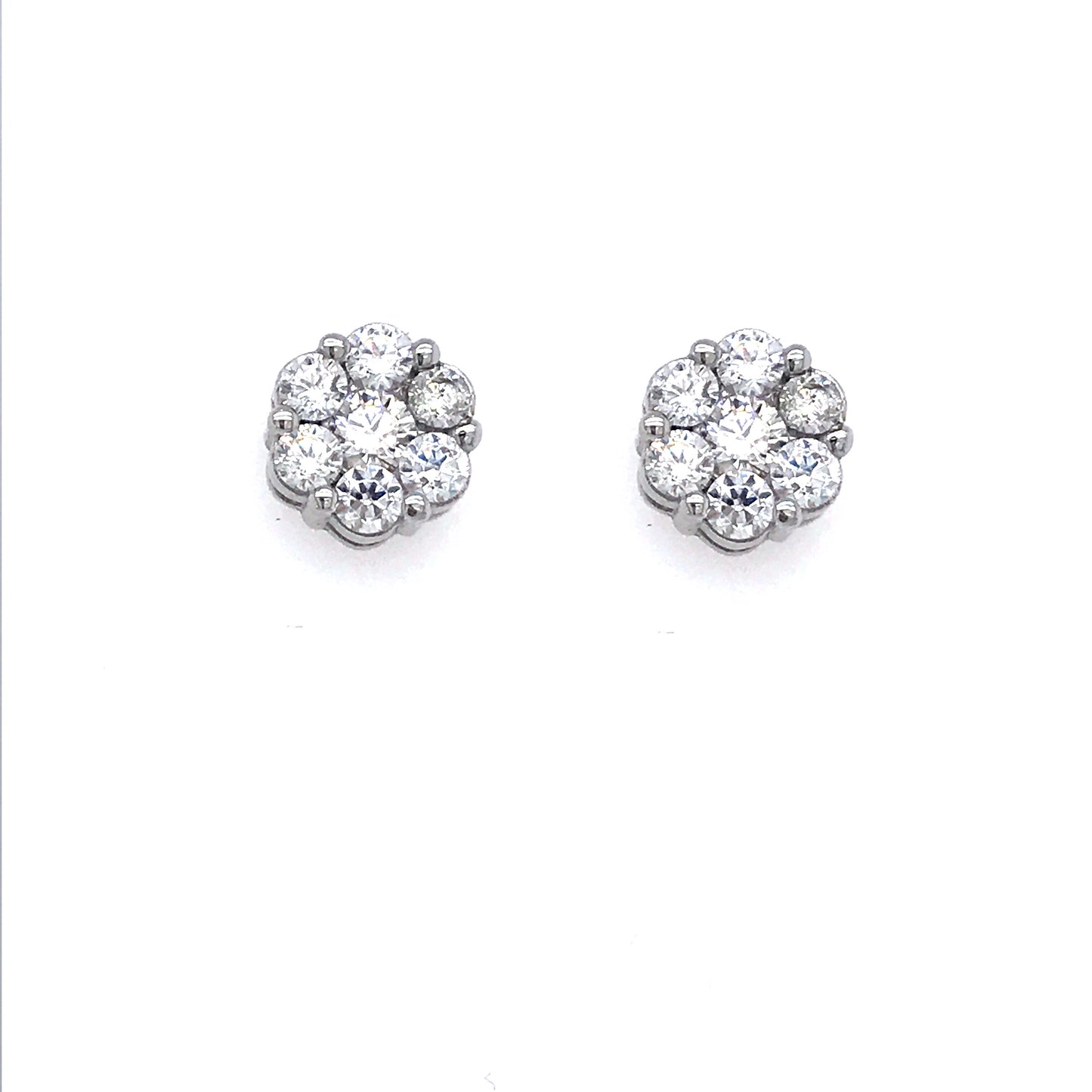 Sterling Silver Stud Earrings - HK Jewels