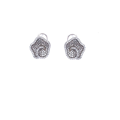 Sterling Silver Flower Studs - HK Jewels