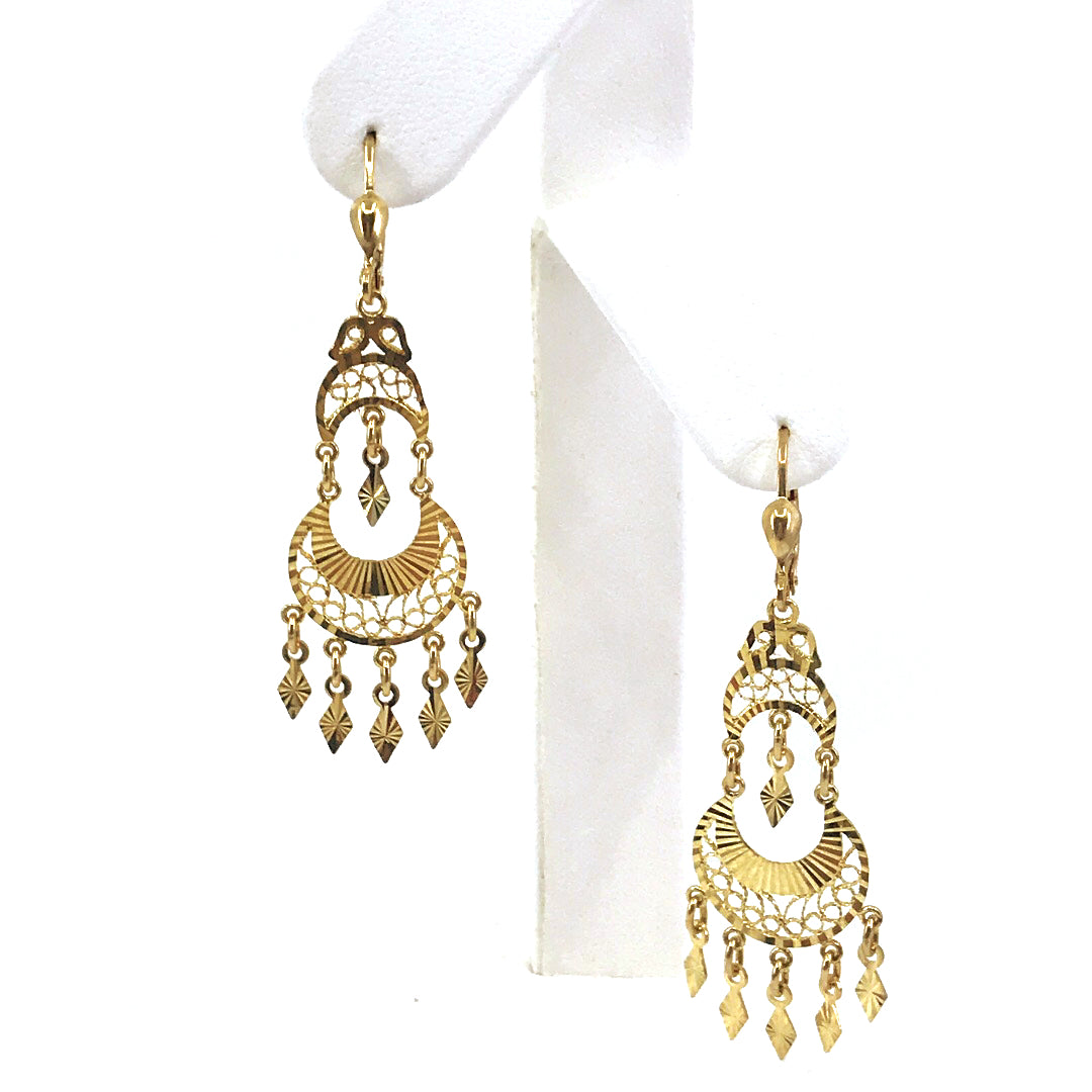 14K Gold Earrings - HK Jewels
