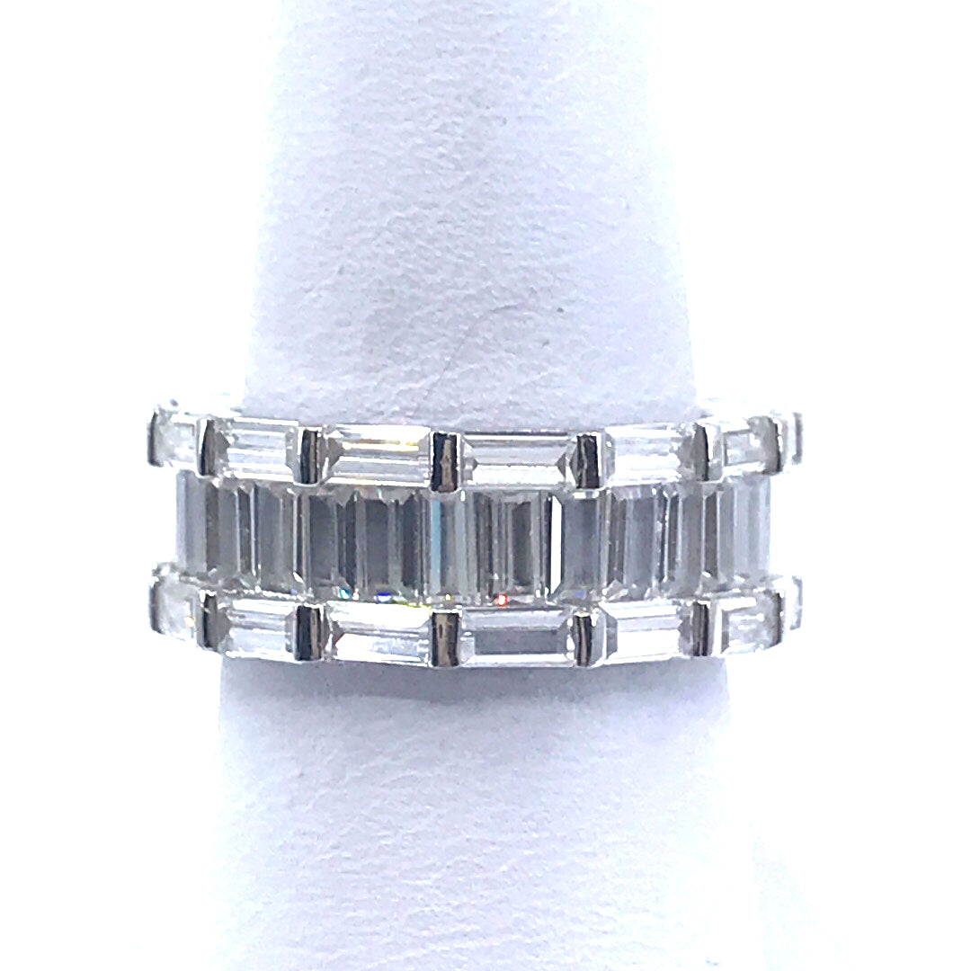 Sterling Silver Eternity Band - HK Jewels